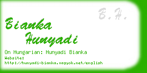 bianka hunyadi business card